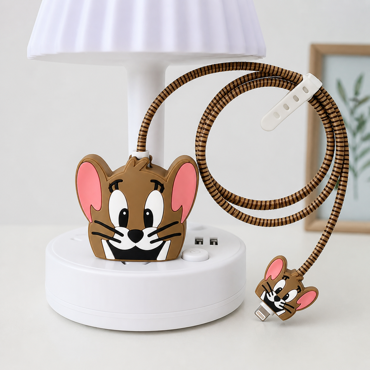 3D Cute Cable Protector for iPhone (18W & 20W) | Silicone Anti-Break Charger Saver